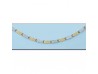 COLLAR ORO AMARILLO Y BLANCO CON CIRCONITAS