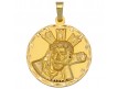MEDALLA CRISTO DEL GRAN PODER EN ORO 33 MM