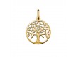 COLGANTE ARBOL DE LA VIDA EN ORO 18 KILATES AMARILLO