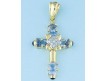 CRUZ ORO CON CIRCONITAS
