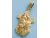 COLGANTE CABEZA CRISTO ORO 18 KILATES