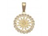 COLGANTE FLOR EGUZKILORE ORO