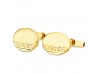 GEMELOS ORO AMARILLO CON GRECA
