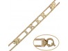PULSERA EN ORO CON NOMBRE Y CIRCONITAS 10 MM.