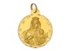 MEDALLA DE ORO VIRGEN DEL CARMEN EN 23 MM.