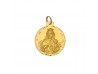 MEDALLA DE ORO VIRGEN DEL CARMEN EN 17 MM.