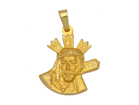 MEDALLA CRISTO DEL GRAN PODER EN ORO 33 MM