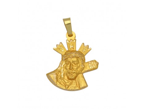 MEDALLA CRISTO DEL GRAN PODER EN ORO 26 MM