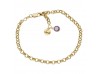 PULSERA MI HISTORIA LILA 4MM.