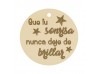ABALORIO QUE TU SONRISA NUNCA DEJE DE BRILLAR EN ORO