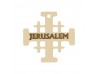 ABALORIO CRUZ DE JERUSALEM  EN ORO