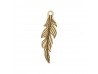 ABALORIO PLUMA EN ORO