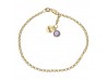 PULSERA MI HISTORIA LILA 2,5 MM.
