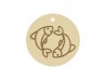 ABALORIO PISCIS EN ORO