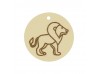 ABALORIO LEO EN ORO