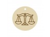 ABALORIO LIBRA EN ORO