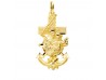 CRUZ MARINERA DE ORO VIRGEN DEL CARMEN 40x22 MM.