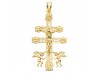 CRUZ CARAVACA EN ORO 49x27 MM.