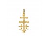 CRUZ CARAVACA EN ORO 24x12 MM.