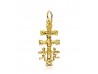 CRUZ CARAVACA EN ORO 24x11 MM.