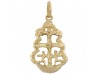 CRUZ CARAVACA EN ORO 30x18 MM.