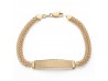 PULSERA PRINCESA EN ORO 8 MM.