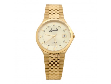RELOJ LUCARELLI CABALLERO EN ORO