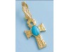 CRUZ DE LA VIDA EN ORO