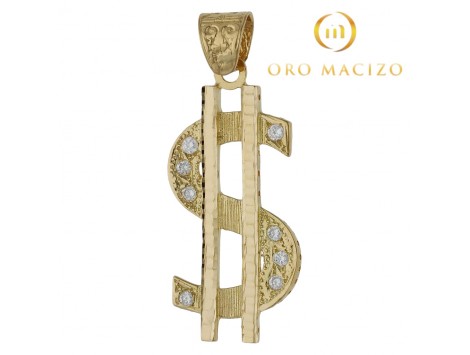 COLGANTE DOLAR EN ORO
