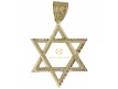 COLGANTE ESTRELLA DE DAVID EN ORO