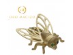 BROCHE EN ORO DE MOSCA
