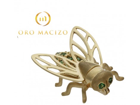 BROCHE EN ORO DE MOSCA