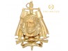 CRISTO DE LOS TOREROS EN ORO 34x23 MM.