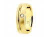 ALIANZA ORO AMARILLO 5,5 MM. CON UN DIAMANTE