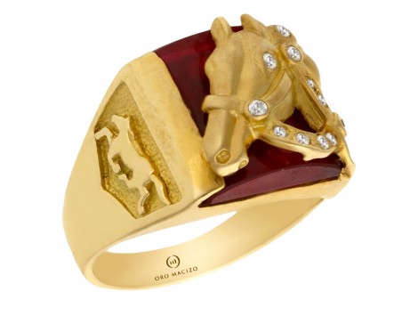 SELLO DE CABALLO EN ORO