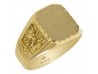 SELLO RECTANGULAR TALLADO EN ORO AMARILLO