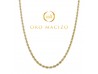 CORDON MACIZO 3,5 MM EN ORO 18 KILATES