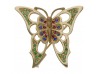 BROCHE EN ORO DE MARIPOSA