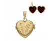 GUARDAPELO DE CORAZON EN ORO 18 KILATES