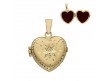GUARDAPELO DE CORAZON EN ORO 18 KILATES