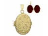 GUARDAPELO OVAL ORO 18 KILATES