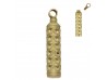 GUARDACENIZAS CILINDRO ORO AMARILLO 18 KILATES