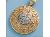 COLGANTE SOL AZTECA EN ORO