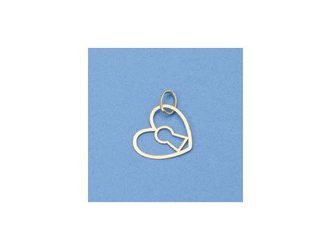 COLGANTE DE CORAZON EN ORO