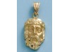 COLGANTE CABEZA CRISTO EN ORO