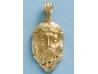 COLGANTE CABEZA CRISTO EN ORO