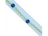 PULSERA ORO AMARILLO CON PIEDRAS AZULES