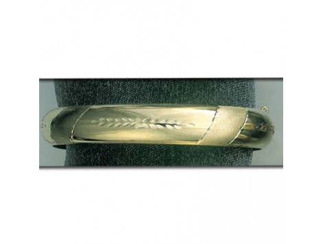 PULSERA RIGIDA DE ORO EN 12MM